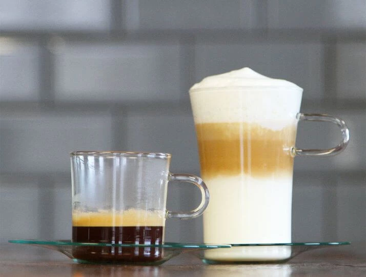 Hőálló üveg kávéscsészék