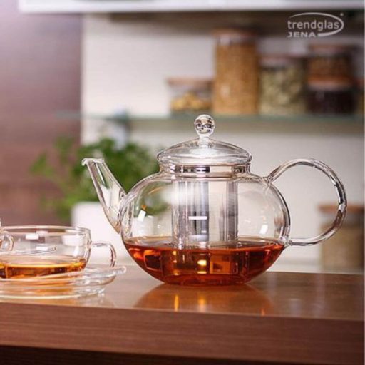 MIKO (S) hőálló üveg teáskanna, kiegészítőkkel 800 ml