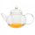 MIKO (LA) heat resistant glass teapot with lid and premium glass strainer 0,8 L