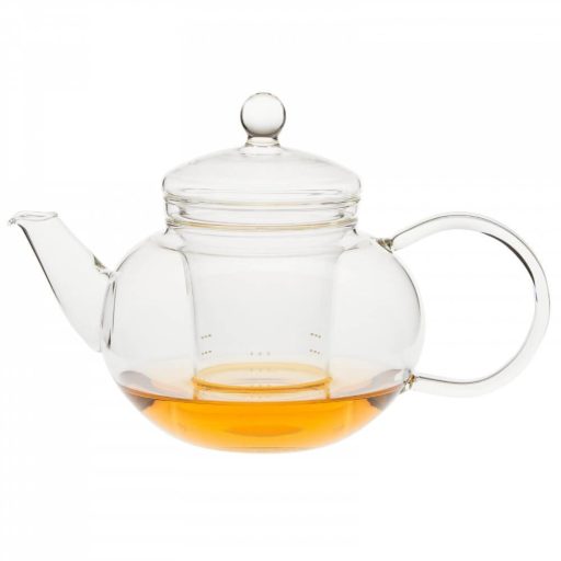 MIKO (LA) heat resistant glass teapot with lid and premium glass strainer 0,8 L