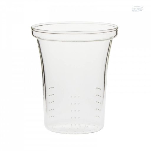 MIKO (LA) heat resistant glass teapot with lid and premium glass strainer 0,8 L