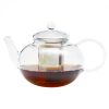 MIKO (S) heat resistant glass teapot with lid and stainless steel strainer 1,2 L
