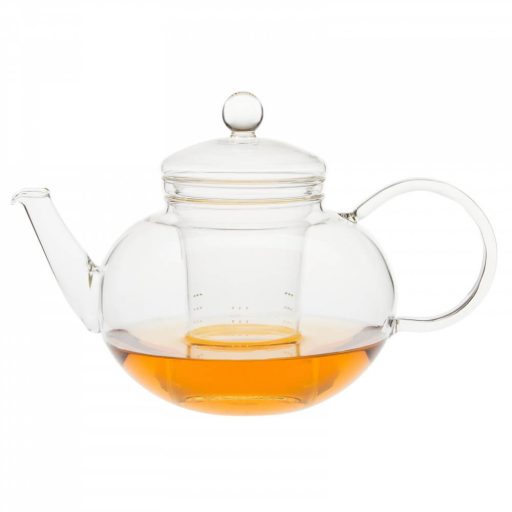 MIKO (LA) heat resistant glass teapot with lid and premium glass strainer 1,2 L