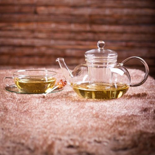 Hőálló üveg teakészítő csomag - Gyógynövényes teakészítéshez is!