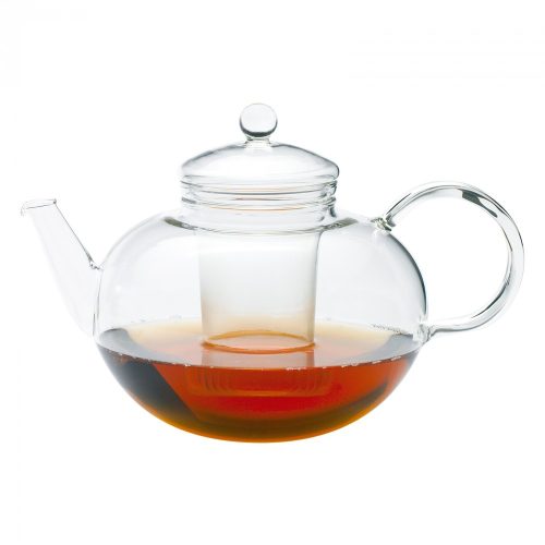 MIKO (G) heat resistant glass teapot with lid and glass strainer 2 L