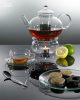 MIKO (G) heat resistant glass teapot with lid and glass strainer 2 L