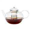 MIKO (S) heat resistant glass teapot with lid and stainless steel strainer 2 L