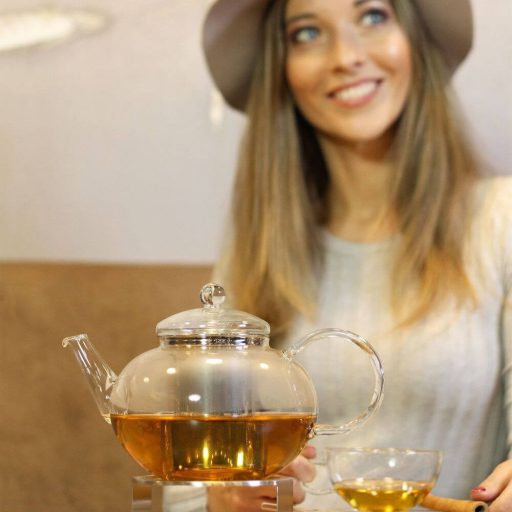 MIKO (S) hőálló üveg teáskanna, kiegészítőkkel 2 L