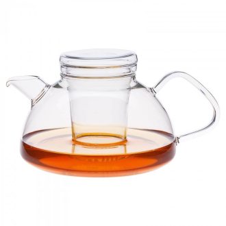   NOVA (G) heat resistant glass teapot with lid and glass strainer 1,2 L