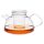 NOVA (G) heat resistant glass teapot with lid and glass strainer 1,2 L