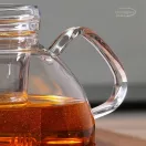 NOVA (G) heat resistant glass teapot with lid and glass strainer 1,2 L