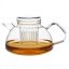 NOVA (P) heat resistant glass teapot with lid and plastic strainer 1,2 L