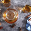 SOMA (G) heat resistant glass teapot with lid and glass strainer 0,8 L