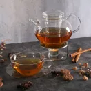 SOMA (G) heat resistant glass teapot with lid and glass strainer 1,2 L