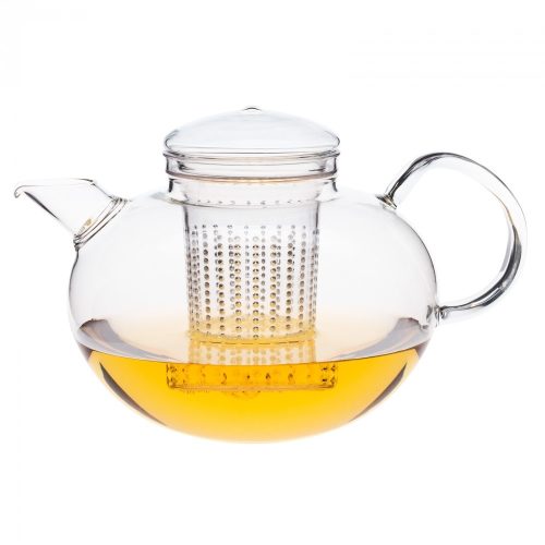 SOMA (P) heat resistant glass teapot with lid and plastic strainer 2 L