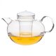 SOMA (G) heat resistant glass teapot with lid, safety handle and glass strainer 2 L