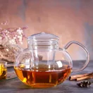 SOMA (G) heat resistant glass teapot with lid and glass strainer 2 L