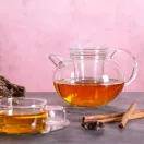 SOMA (G) heat resistant glass teapot with lid and glass strainer 2 L