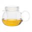 PRETTY TEA II (G) heat resistant glass teapot with lid and glass strainer 0,5 L