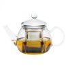 PRETTY TEA I (S) heat resistant glass teapot with lid and stainless steel strainer 0,5 L