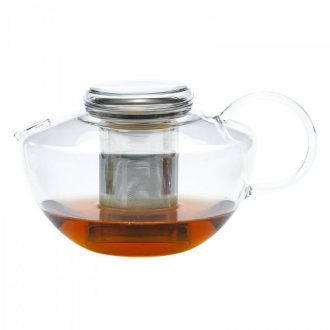  KANDO (S) heat resistant glass teapot with lid and stainless steel strainer 1,2 L
