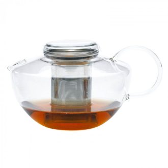   KANDO (S) hőálló üveg teáskanna, kiegészítőkkel 1,2 L