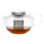 KANDO (S) heat resistant glass teapot with lid and stainless steel strainer 1,2 L