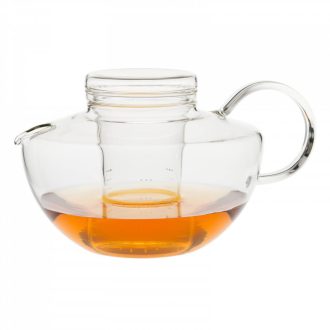   KANDO (LA) heat resistant glass teapot with lid and premium glass strainer 1,2 L