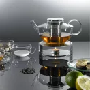 OPUS (S) heat resistant glass teapot with lid and stainless steel strainer 1,2 L