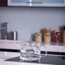 CLASSIC heat resistant glass water kettle 1,75 L, with glass lid