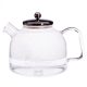 CLASSIC (S) heat resistant glass water kettle 1,75 L, with stainles steel lid
