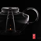 LUMOS lighting teapot 1,2 L, with lid and tea warmer