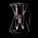 MORA (S) heat resistant glass teapot with lid and stainless steel strainer 1,5 L
