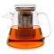 VESUV heat resistant glass water kettle 1,1 L, with glass lid