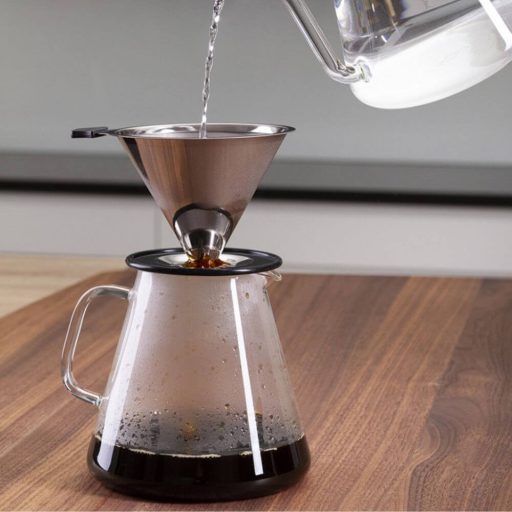 BARI csepegtetős üveg kávéskanna 1,3 L