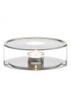 Fém teamelegítő mécsestartóval, átm.: 17cm Fém teamelegítő mécsestartóval, átm.: 17cm