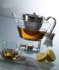 GLOBE/MORA Tea warmer with candle holder 126mm