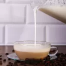 MEDIO heat resistant glass cup wit saucer 0,3 L