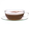 MEDIO heat resistant glass cup wit saucer 0,3 L