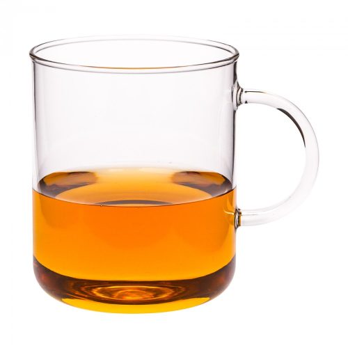 OFFICE heat resistant glass mug without decor 0,4 L