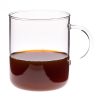 OFFICE heat resistant glass mug without decor 0,4 L