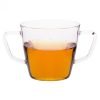 NOVA DUO heat resistant glass cup with two handles 0,25 L