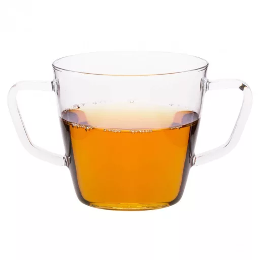 NOVA hőálló üveg kávés vagy teáscsésze(kifutó) - DUO, két füllel 250 ml
