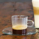 COSTA G Coffee glass 0,15 L, with glass saucer (2pcs/box)