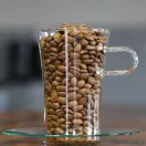 COSTA G Coffee glass 0,3 L, with glass saucer (2pcs/box)
