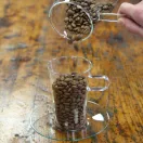 COSTA G Coffee glass 0,3 L, with glass saucer (2pcs/box)
