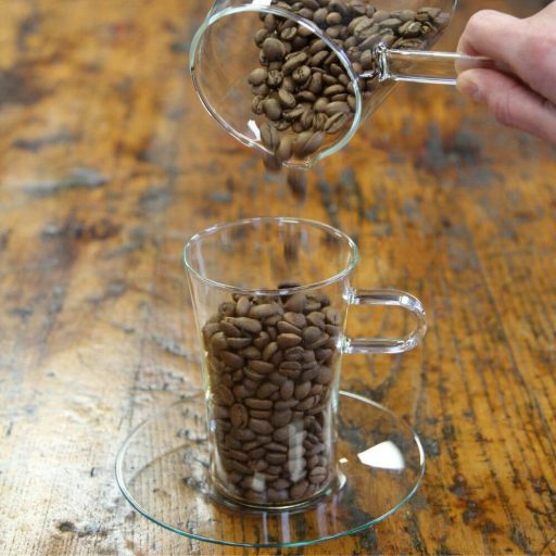 COSTA G Coffee glass 0,3 L, with glass saucer (2pcs/box)