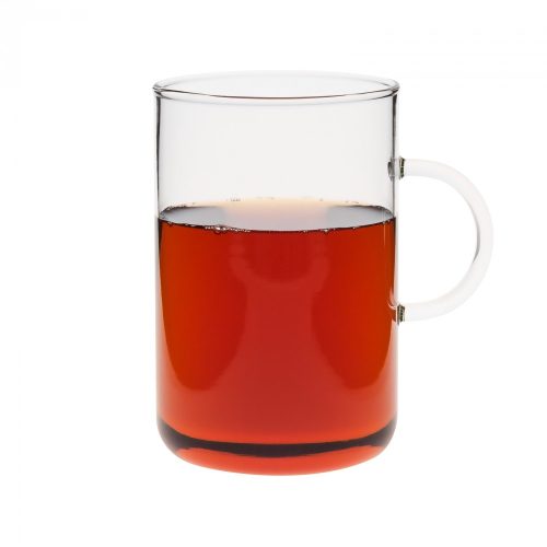 OFFICE XL heat resistant glass mug without decor 0,6 L