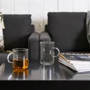 OFFICE XL heat resistant glass mug without decor 0,6 L