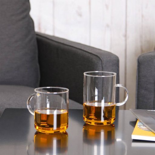 OFFICE XL heat resistant glass mug without decor 0,6 L
